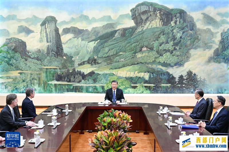 习近平会见美国国务卿布林肯(图3) 习近平会见美国国务卿布林肯(图3)
