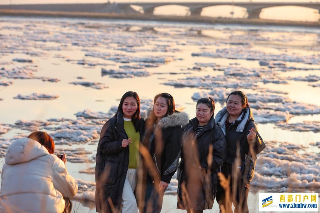 内蒙古包头：流凌盛景引游人(图7)